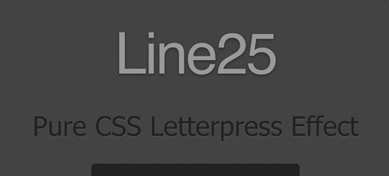 Create A Letterpress Effect With CSS Text-Shadow