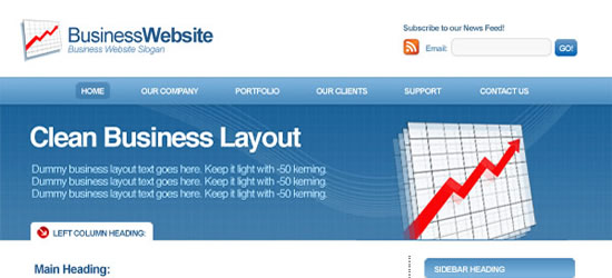 Design a Clean Business Layout
