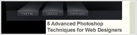 5 Advanced Photoshop Techniques for Web Designers