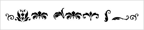 Damask Dingbats