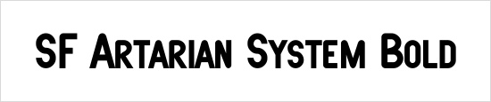 SF Atarian System Bold Font