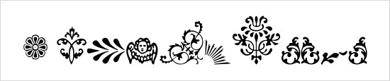 Fleurons Dingbats