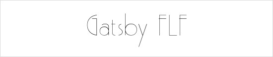 Gatsby FLF font