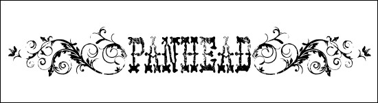 Panhead font