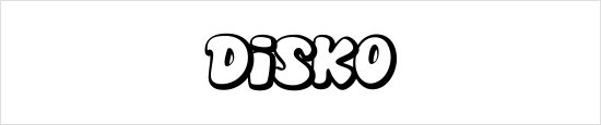 Disko font