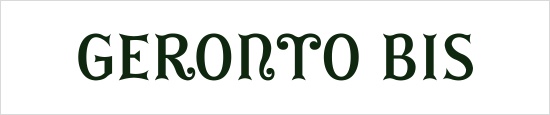 Geronto Font