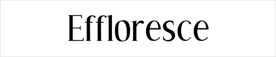 Effloresce Font
