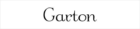 Garton Font
